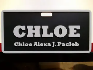 name plate