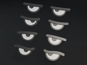 Robot vacuum eyes (no AMS)