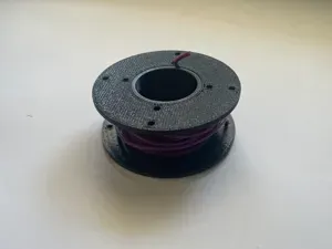 Snap-Fit Wire Spool (2-Part) with Cable Lock Holes