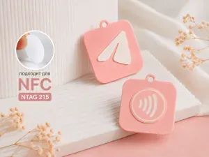 NFC Telegram Keychain NTAG215