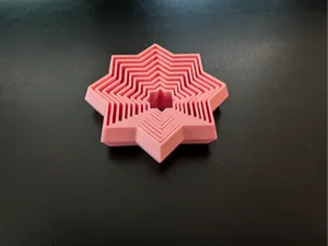 Layered Starburst Fast Print No Supports 
