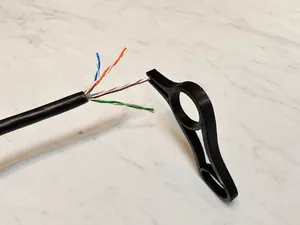 RJ45 Ethernet Prep Tool - Cable Straightener