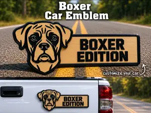 Boxer Car Emblem - The Boxer Edition