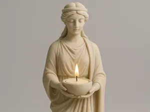 Angel Candle Holder STL