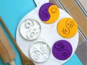 Yin Yang Cookie Cutter & Stamp Set