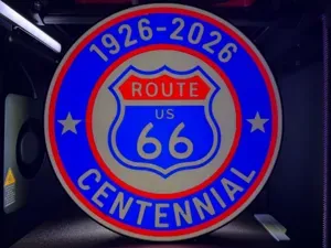 Route 66 - 100 Years Centennial Light Box