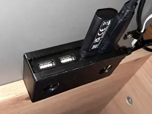 LogiLink 4-Port USB 2.0 Hub Under-Desk Mount