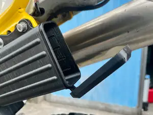 Tool box for Suzuki DR350 and other enduro bike