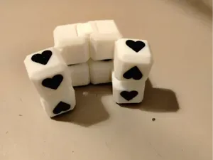 infinity cube with hearts
