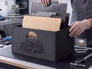 The Plate Crate | "Vinyl Style" Build Plate Rack