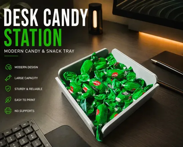Desk Candy Station – Modern Candy & Snack Tray — Фото 8 из 8