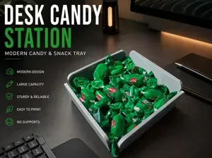 Desk Candy Station – Modern Candy & Snack Tray