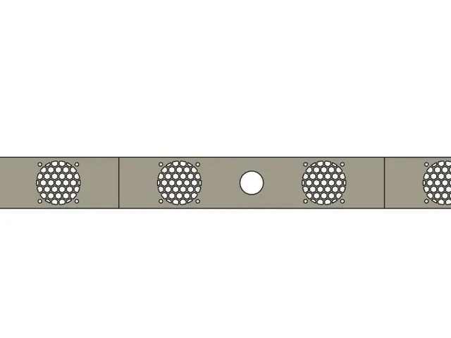 1U 4x40mm Fan Panel with switch for 19" Rack — Фото 3 из 4