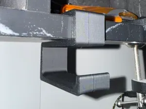 Slide-On Headphone Hook for Desk Edge