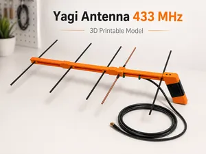 Antena yagi 433MHz para proyecto canta