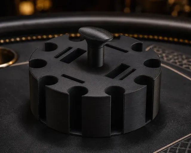Poker Chip & Card Holder with Bottom Release — Image 2 of 2