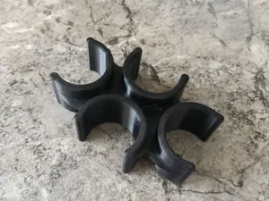 Folding paddle clip-on