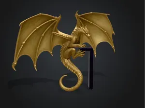 dragon on monitor