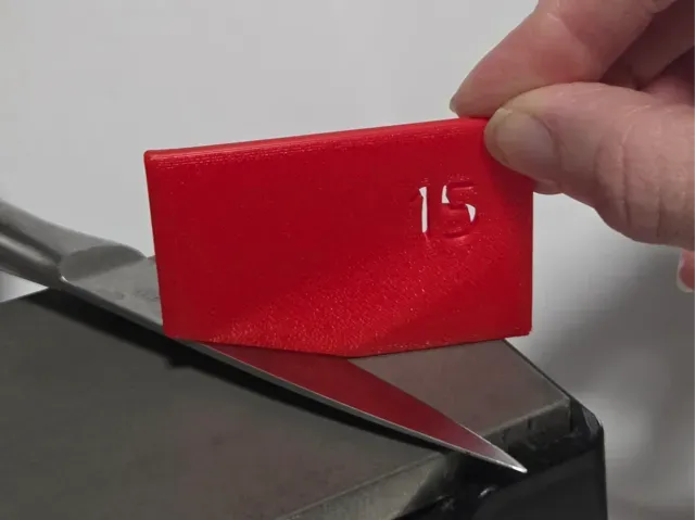 Knife Sharpening Angle Guide Cards + Box