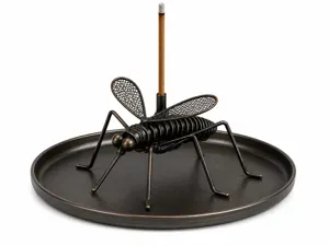 mosquito coil stand with ash plate