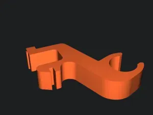 Rod clips for truck bed