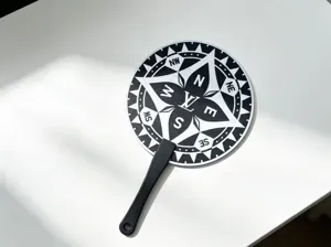 LV罗盘花纹扇