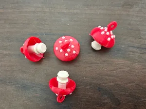 Fly Agaric Mushroom Earring - 2-Color