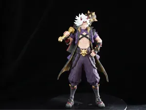原神-荒泷一斗-白模