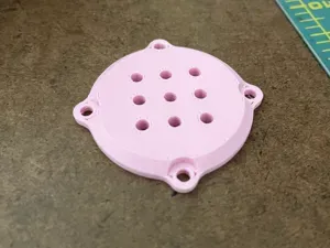 AirTag keychain_plate with holes for sound