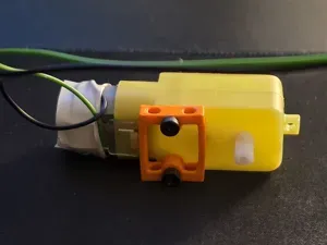 TT Gear Motor Bracket (Yellow DC Motor Mount)