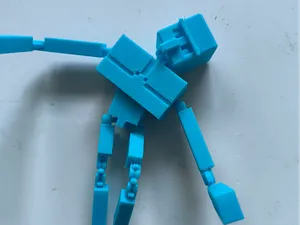 Iron golem-articulated minecraft figure