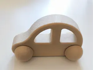 Fuzzy Mini Bug – Cute Toy Car with Moving Wheels