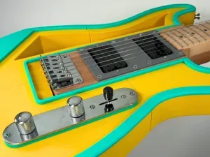 Modular 3D Printed Guitar FREE Core + Guitar Body