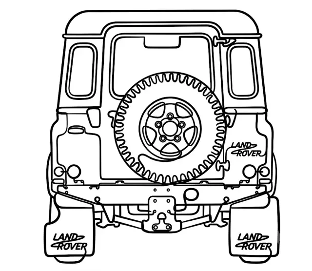 Landrover Defender wall art — Image 2 of 5