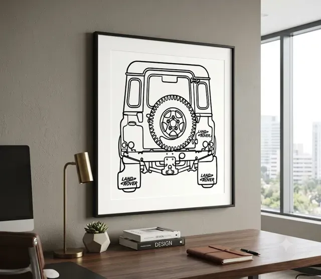 Landrover Defender wall art — Image 5 of 5