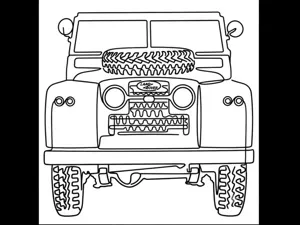 Landrover Series wall art