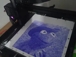 Pen Plotter Attachment / (Ender 3 V3 SE & BIC Pen)