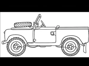 Landrover Series wall art 2