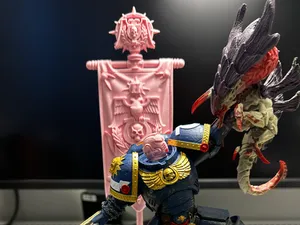 Second Company Banner Ultra Flag WH40k 战锤第二连旗帜