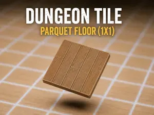 Dungeon Tile - Parquet Floor (1x1)