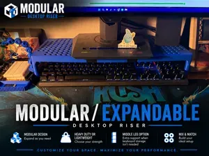 Modular Monitor Stand & Keyboard Riser