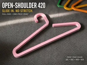 Open-Shoulder 420 | No-Stretch Clothes Hanger