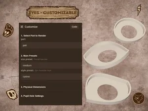 Fursuit Eye Blank Generator – Customizable