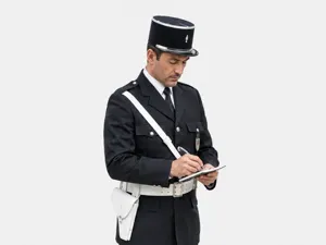 Vintage French Policeman