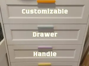 Customizable Parametric Drawer Handle Generator