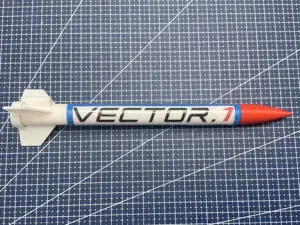 VECTOR 1 | Simple Custom 3D-Printed Model Rocket