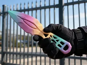 Void-Etched Causality-Piercing Tactical Dagger