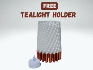 Tealight holder with shade 6