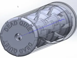 Airgun Silencer - Dead Quiet (.25-.30 Caliber)