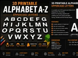Alphabet A-Z – Uppercase Letters